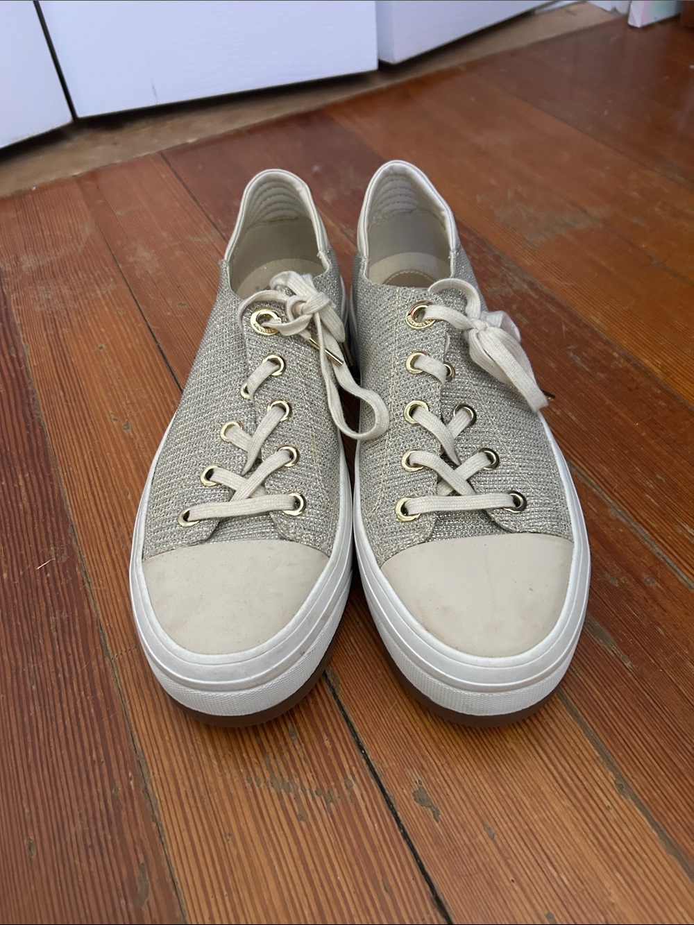 Michael Kors Metallic Gold Sneaker